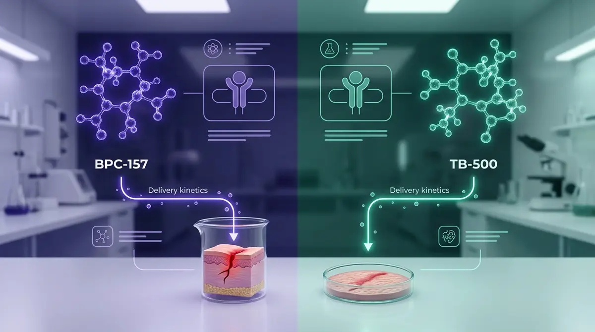 Illustration for BPC-157 vs TB-500: A Comparative Research Guide