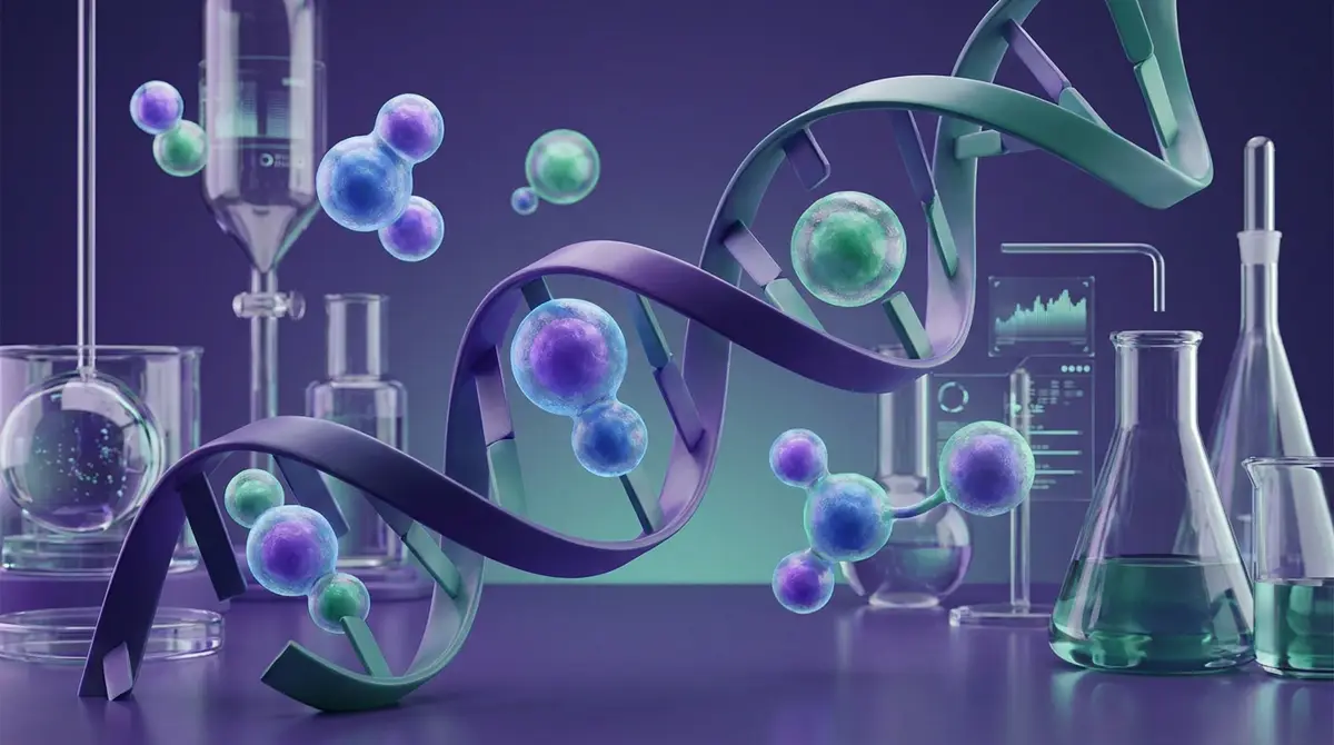 Illustration for The New Wave of Peptides Everyone Will Be Talking About